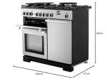 Rangemaster Professional Deluxe 100cm Dual Fuel Cooker