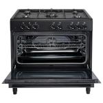 ElectriQ 90cm Dual Fuel Range Cooker - Black