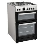 ElectriQ 60cm Stainless Steel Dual Fuel Cooker