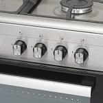 ElectriQ 60cm Stainless Steel Dual Fuel Cooker