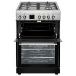 ElectriQ 60cm Stainless Steel Dual Fuel Cooker