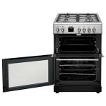 ElectriQ 60cm Stainless Steel Dual Fuel Cooker