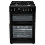 ElectriQ 60cm Black Dual Fuel Cooker