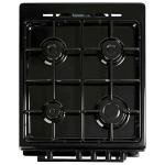 ElectriQ 60cm Black Dual Fuel Cooker