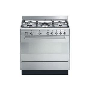 Smeg 90cm Dual Fuel Range Cooker - Stainless Steel