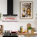 Russell Hobbs 60cm Black T-Shaped Cooker Hood