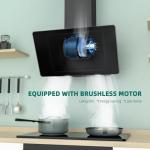 60cm Angled Chimney Cooker Hood with LED Lights