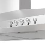 90cm Wall-Mounted Stainless Steel Cooker Hood