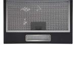 SIA 60cm Black Angled Glass Cooker Hood