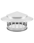 QWORK® Stainless Steel Roof Rain Cap 160mm