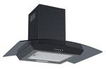 Cookology Black Curved Glass 70cm Cooker Hood