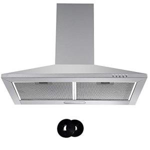 Cookology 70cm Stainless Steel Cooker Hood Fan