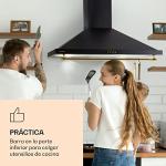 Klarstein 90cm Wall Mount Cooker Hood with LED Lights