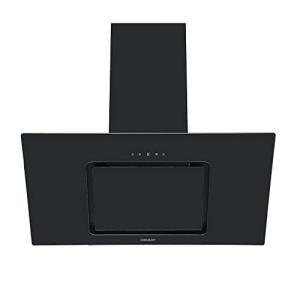 Cookology 90cm Black Angled Glass Cooker Hood
