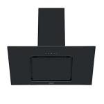 Cookology 90cm Black Angled Glass Cooker Hood