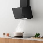 Ciarra 60cm Wall-Mounted Chimney Hood with LEDs