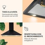 Klarstein 90cm Wall Mount Cooker Hood with LED Lights
