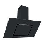 Cookology 90cm Black Angled Glass Cooker Hood