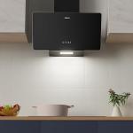 Ciarra 60cm Wall-Mounted Chimney Hood with LEDs