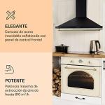 Klarstein 90cm Wall Mount Cooker Hood with LED Lights