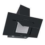 Cookology 90cm Black Angled Glass Cooker Hood