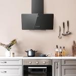 Ciarra 60cm Wall-Mounted Chimney Hood with LEDs