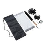 Chimney Cleaning Brush Kit with Flexible Rods