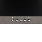 SIA Black 70cm Chimney Cooker Hood & Splashback