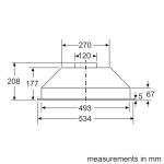 Bosch Serie 2 53cm Built-in Canopy Hood