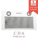 CDA 50cm White Under Canopy Cooker Hood