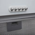 SIA 52cm White Glass Extractor Fan for Cookers