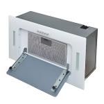 SIA 52cm White Glass Extractor Fan for Cookers