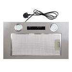 ElectriQ 52cm Silver Canopy Cooker Hood