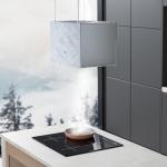 Ciarra 48cm WiFi Ceiling Cooker Hood - Ivory Mist
