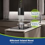 SNDOAS 700m³/h Island Cooker Hood with Remote