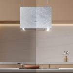 Ciarra 48cm WiFi Ceiling Cooker Hood - Ivory Mist