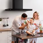Ciarra 90cm WiFi Touch Control Chimney Hood