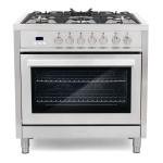 36" Cosmo Dual Fuel Range with Convection Oven