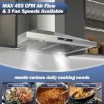 30" Stainless Steel Range Hood with Touch Control