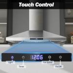 30" Stainless Steel Range Hood with Touch Control