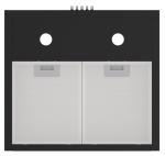 Ferre 50cm Black Pyramid Cooker Hood