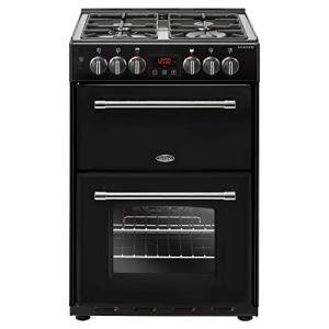 Black 60cm Belling Dual Fuel Farmhouse Cooker