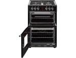 Black 60cm Belling Dual Fuel Farmhouse Cooker