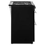 Black 60cm Belling Dual Fuel Farmhouse Cooker