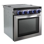 RecPro 21" Gas Range Stove | Black or Silver Options