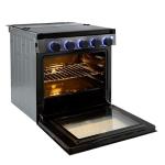 RecPro 21" Gas Range Stove | Black or Silver Options