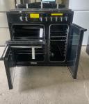 Creda 90cm Black Dual Fuel Range Cooker