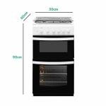 Indesit 50cm Freestanding Gas Cooker - White