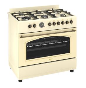 Ferre 90cm Dual Fuel Range Cooker - Cream