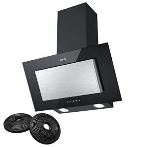 CIARRA Angled Cooker Hood with Carbon Filters & LED Lights